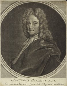 Portrett av Edmond Halley av English School