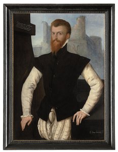 Portrett av Edward Courtenay, 1. jarl av Devon, ca. 1555 av English School