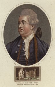 Portrett av Edward Gibbon av English School