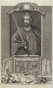 Portrett av Edward I av England av English School