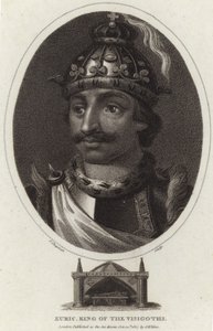 Portrett av Eurik, kongen av vestgotene av English School