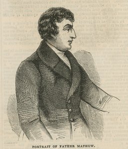 Portrett av far Theobald Mathew av English School