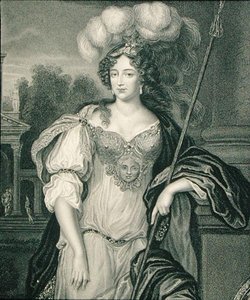 Portrett av Frances Teresa Stuart (1647-1702) hertuginne av Richmond og Lennox, fra "Lodge