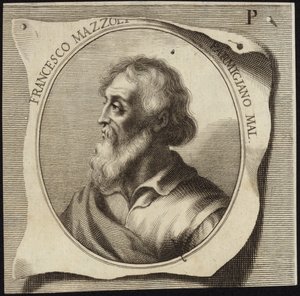 Portrett av Francesco Mazzola av English School