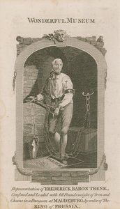 Portrett av Frederick Baron Trenk av English School