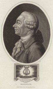 Portrett av Friedrich Gottlieb Klopstock av English School
