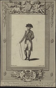 Portrett av George Augustus Frederick, Prince of Wales av English School