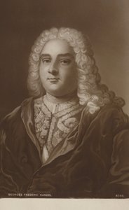 Portrett av George Friedrich Handel av English School