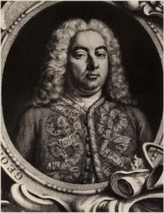 Portrett av George Friedrich Handel av English School