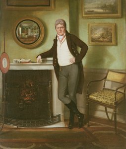 Portrett av George Henckell i hans studie, ca. 1800