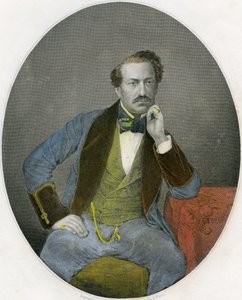 Portrett av Gustavus Vaughan Brooke, ca. 1860 (lito) av English School