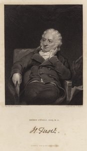 Portrett av Henry Fuseli av English School