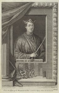 Portrett av Henry II av England av English School