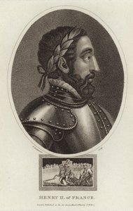 Portrett av Henry II av Frankrike av English School