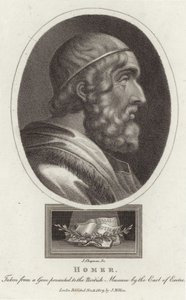 Portrett av Homer av English School