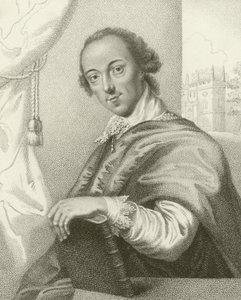 Portrett av Horace Walpole av English School