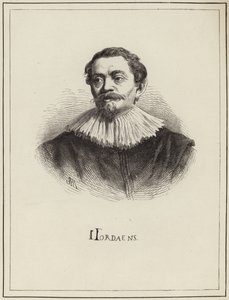 Portrett av Jacob Jordaens av English School