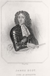 Portrett av James Scot, hertug av Monmouth, 1835 av English School