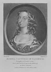Portrett av Jemima grevinne av Sandwich, fra 