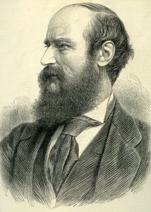 Portrett av John Bagnold Burgess, 1877 av English School
