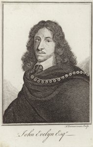 Portrett av John Evelyn av English School