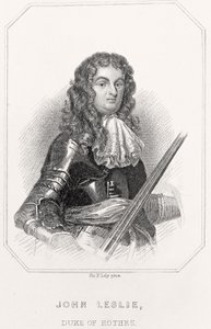 Portrett av John Leslie, hertug av Rothes, 1835 av English School