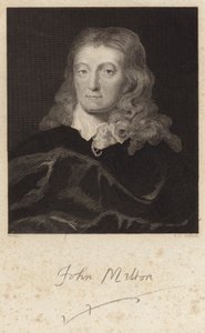 Portrett av John Milton av English School