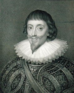Portrett av John Powlett (1598-1675) 5. markis av Winchester, fra "Lodge