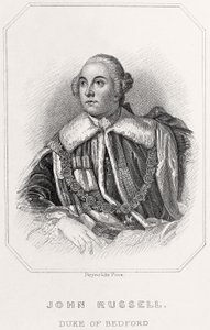 Portrett av John Russell, hertug av Bedford, 1835 av English School