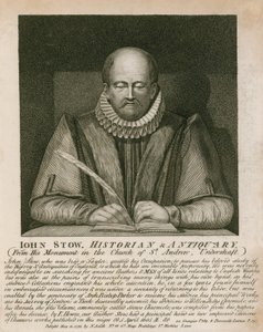 Portrett av John Stow av English School