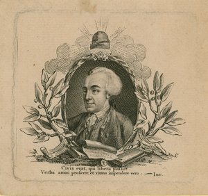 Portrett av John Wilkes av English School