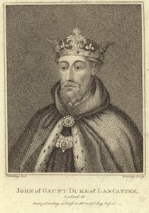 Portrett av John of Gaunt, hertugen av Lancaster av English School