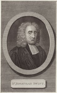 Portrett av Jonathan Swift av English School