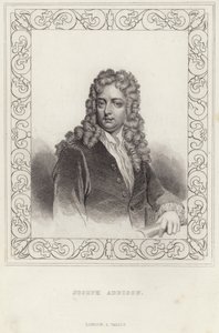 Portrett av Joseph Addison av English School