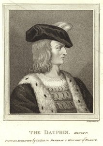 Portrett av kong Henry V av Frankrike av English School
