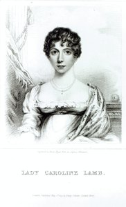 Portrett av Lady Caroline Lamb (1785-1828) gravert av Henry Meyer av English School
