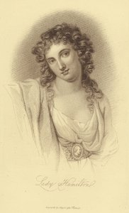 Portrett av Lady Hamilton (gravering) av English School