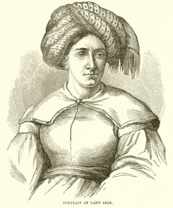Portrett av Lady Sale av English School