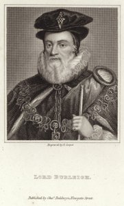 Portrett av Lord Burleigh av English School