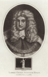 Portrett av Lord Chief Justice Holt av English School