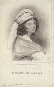 Portrett av Madame de Genlis av English School