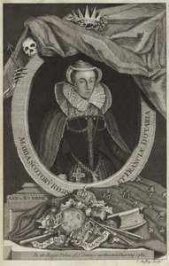 Portrett av Mary, Queen of Scots av English School