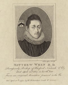 Portrett av Matthew Wren av English School