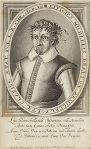 Portrett av Michael Drayton av English School