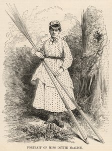 Portrett av frøken Lottie McAlice av English School