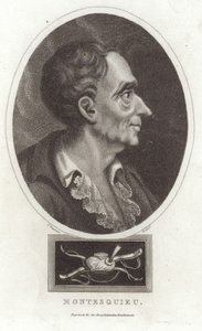 Portrett av Montesquieu av English School