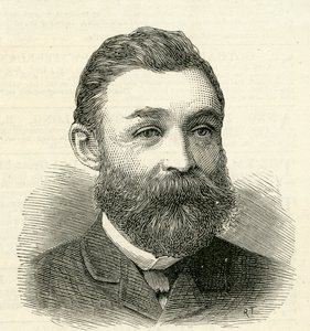 Portrett av Mr.R.Urwin, sekretær for Tyne Improvement Commissioners, 1884 av English School