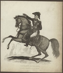 Portrett av Napoleon Bonaparte av English School
