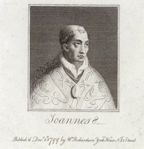 Portrett av pave Johannes VIII av English School