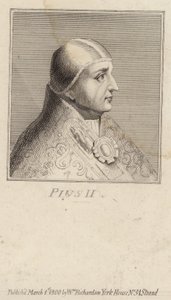Portrett av pave Pius II av English School